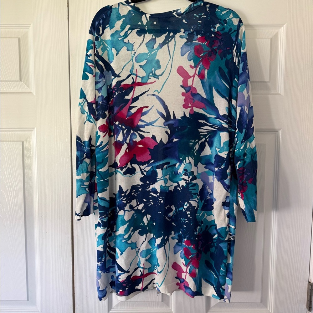 Chico’s Spring Paradise Garden cardigan - Picture 5 of 6